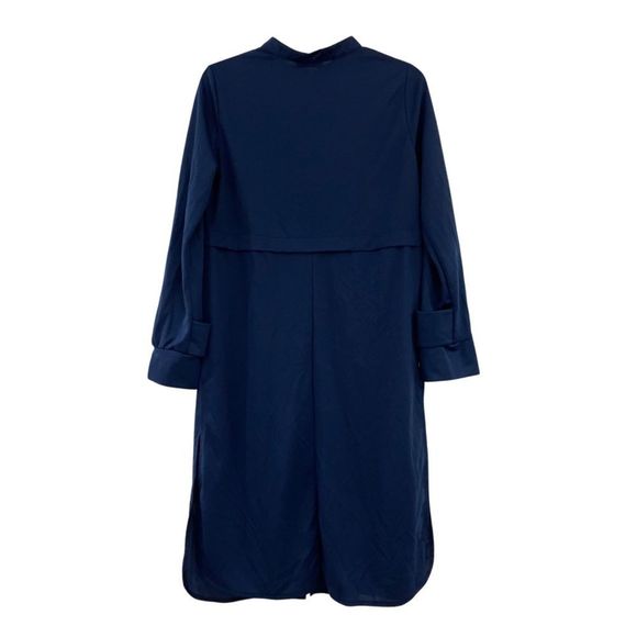 Marine Park Navy Blue Golf Midi Dress Size 38 Medium - Picture 3 of 4